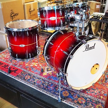 Pearl PMX924BEDP/C #836 [PROFESSIONAL SERIES SHELL PACK - #Red Burst Stripe]【店頭展示特価品】 画像1