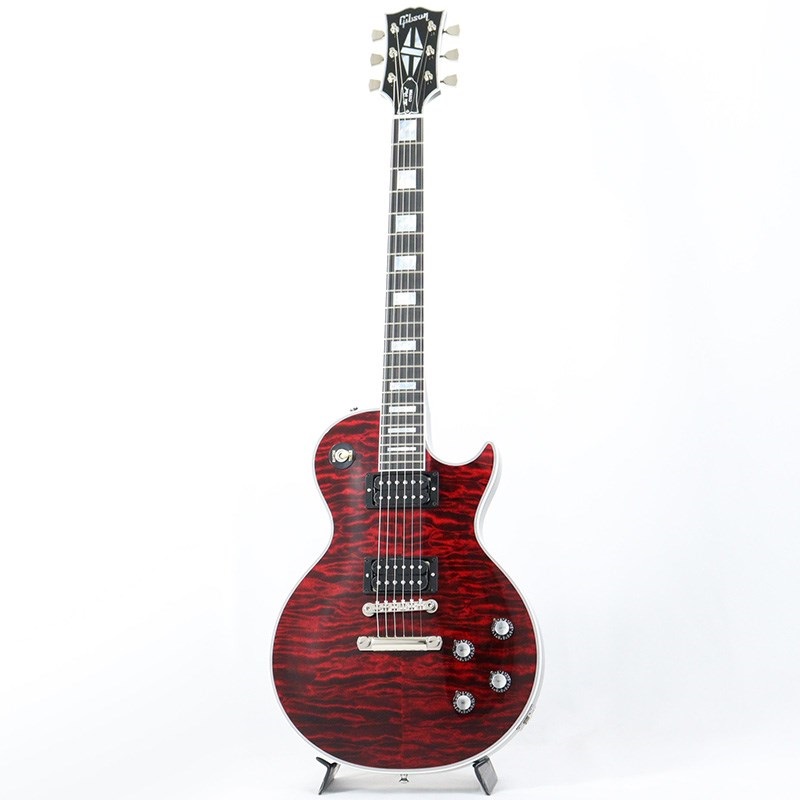 Gibson 1968 Les Paul Custom Reissue 5A Quilt Top Gloss (Fire Gibson 1968 Les Paul Custom Reissue 5A Quilt Top Gloss (Fire