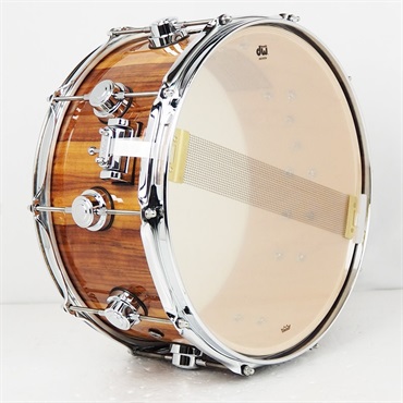 dw DRX66514SSC633 [Collector's Pure Maple Old Style VLT Shell 14×6.5 / Natural Lacquer Over Vertical Tropical Olive] 画像4