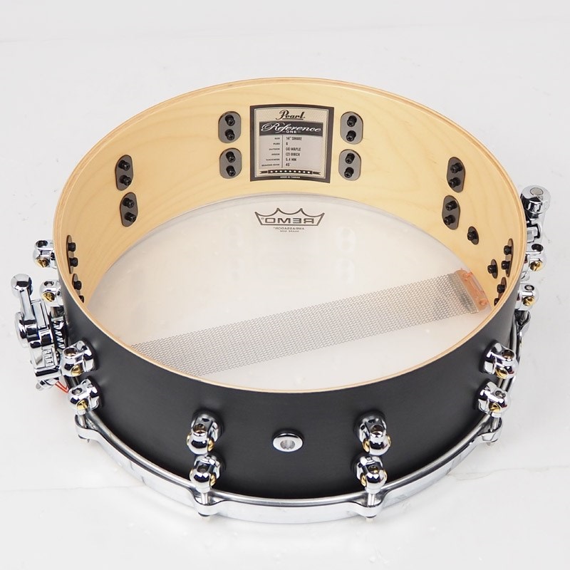 Pearl RF1P1450S/C #124 [Reference One 14×5/Matte Black Mist