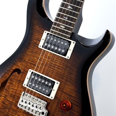 P.R.S. SE Custom 22 Semi-Hollow (Black Gold Burst) SN