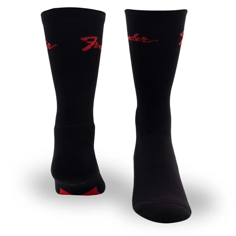 PERRI'S 【創業50周年大決算SALE】 FGA301-001-L FENDER(R) STOMPSOCKS FEAT TOE TAP TECHNOLOGY BLACK (LARGE) 画像1