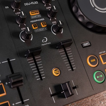 AlphaTheta DDJ-FLX2 + スマホスタンドSET  【APPLE MUSIC対応】 (djay / rekordbox / Serato DJ Lite 対応DJコントローラー)(アルファシータ) 画像6
