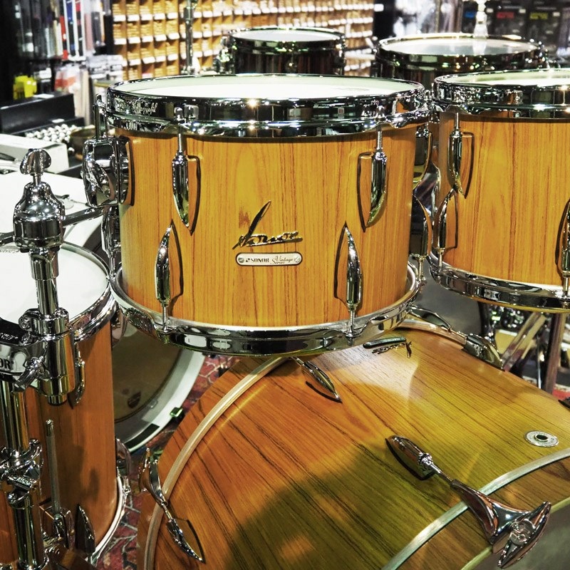SONOR 値下げしました！Vintage Series 4pc Drum Kit -Teak Semi Gloss- [BD22，TT10，TT12，FT16] 画像4