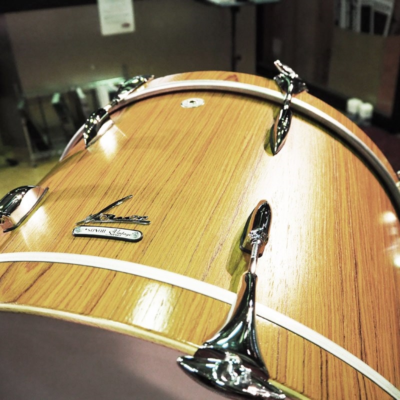 SONOR 値下げしました！Vintage Series 4pc Drum Kit -Teak Semi Gloss- [BD22，TT10，TT12，FT16] 画像8