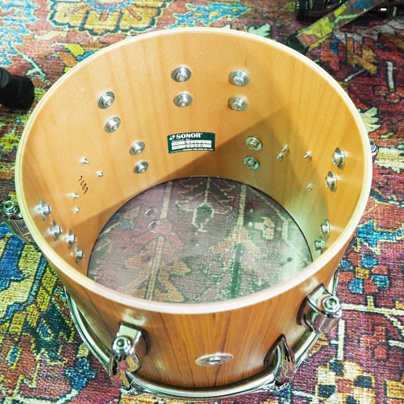 SONOR 値下げしました！Vintage Series 4pc Drum Kit -Teak Semi Gloss- [BD22，TT10，TT12，FT16] 画像10