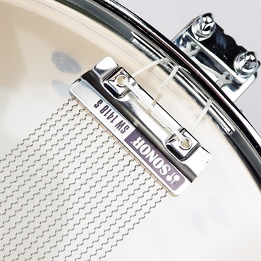 SONOR SQ1-1405SDW SPW [SQ1 Series 14×5 /Satin Pure White] 【店頭展示特価品】 画像7