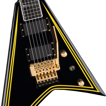 Jackson MJ Series Rhoads RR24MG (Black with Yellow Pinstripes/Ebony Fingerboard) 【特価】 画像3