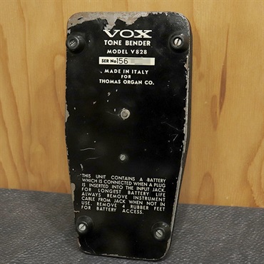 VOX V828 Tone Bender Black Case & Silver Panel late60's