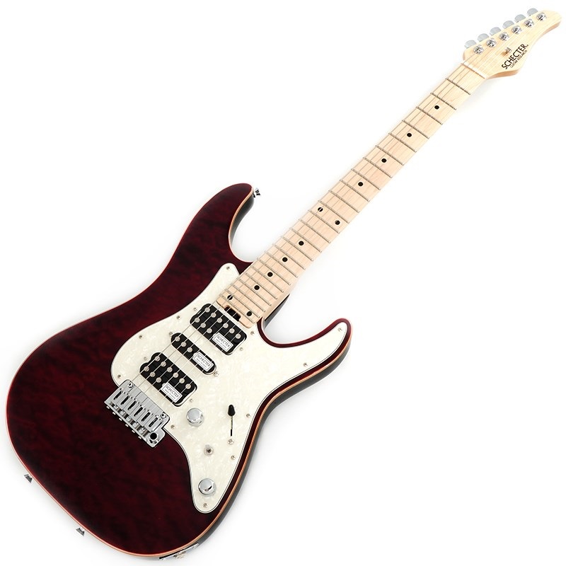美品 SCHECTER sd-2-24 see-thru red SCHECTER SD-2-24-AL-VTR (See-Thru Red/Maple) ｜イケベ楽器店