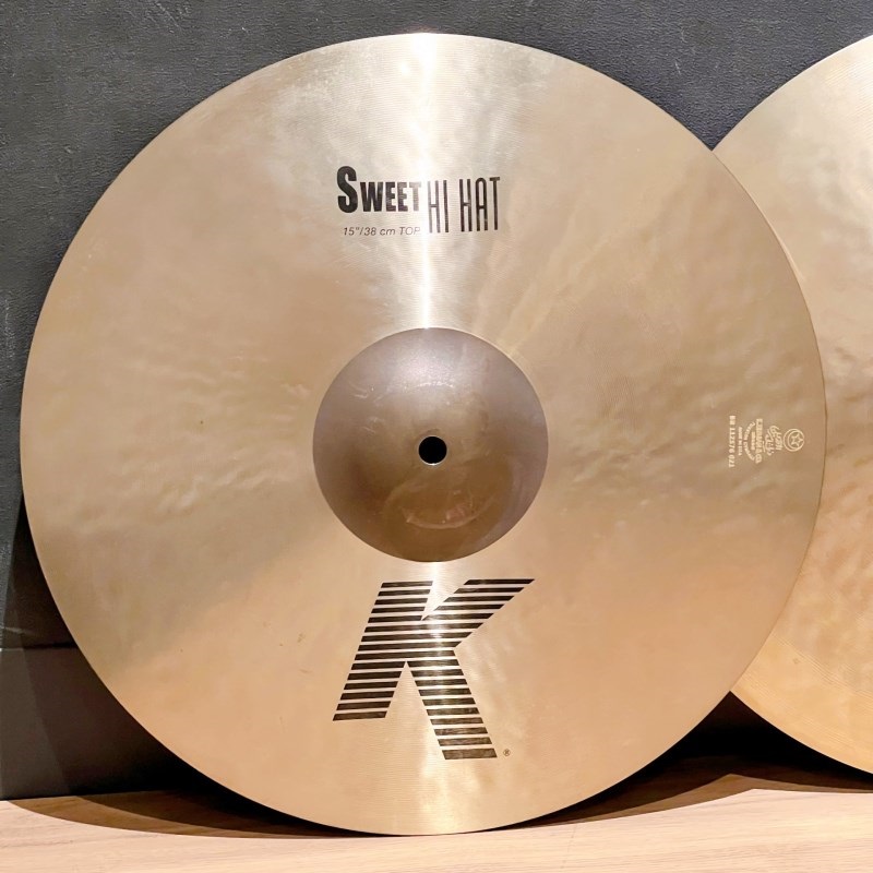 Zildjian USED 中古 K Zildjian Sweet HiHat 15 pair [NKZL15SW.HHT/15SW.HHBM][1060g/1720g] 画像1
