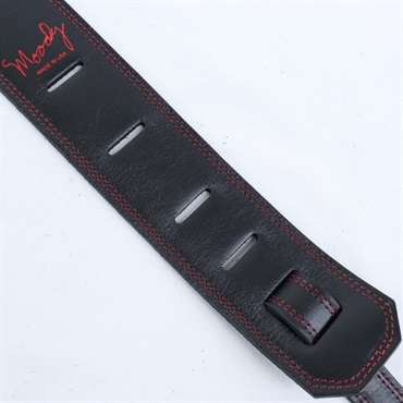 Moody Leather-Leather 2.5 STD [Black-Black w/Red Stitch] 画像2
