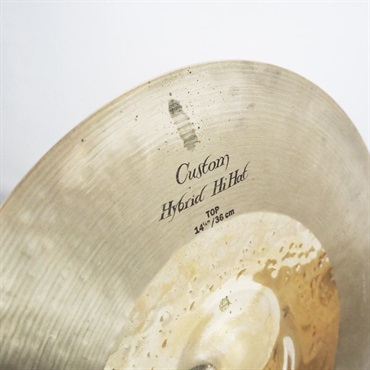 Zildjian USED 中古 K Custom Hybrid HiHat 14 1/4 pair [Top:998g/Bottom:1286g] 画像3