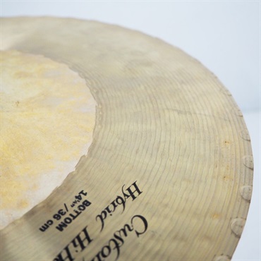 Zildjian USED 中古 K Custom Hybrid HiHat 14 1/4 pair [Top:998g/Bottom:1286g] 画像6