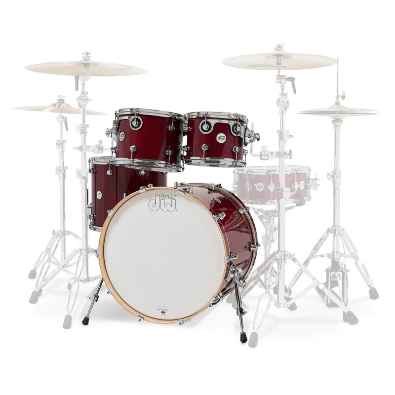 dw DDLG2214CS [Design Series 4-Piece Shell Pack / Cherry Satin]【シンバル、ハードウェア別売】 画像1
