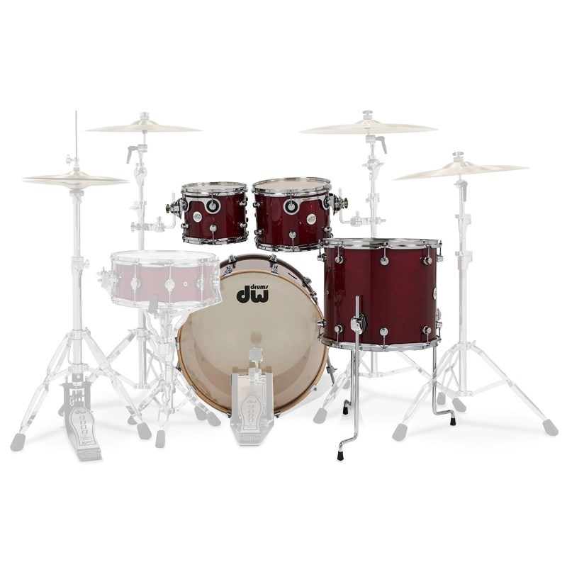 dw DDLG2214CS [Design Series 4-Piece Shell Pack / Cherry Satin]【シンバル、ハードウェア別売】 画像2