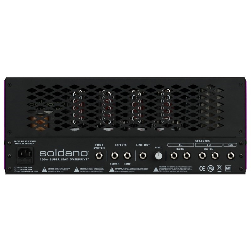 Soldano SLO-100 RACK [SLO-100R] (2-Channel， 100W， All-Tube Rackmount Guitar Amp) 画像5
