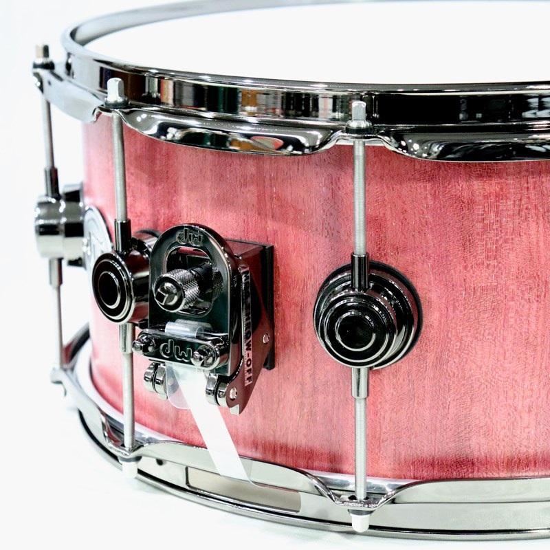dw DRU26514SSN101 [Collector's Pure Purpleheart Snare Drum VLT Shell 14''×6.5'' - Natural Satin Oil w/Black Nickel Hardware] 画像2