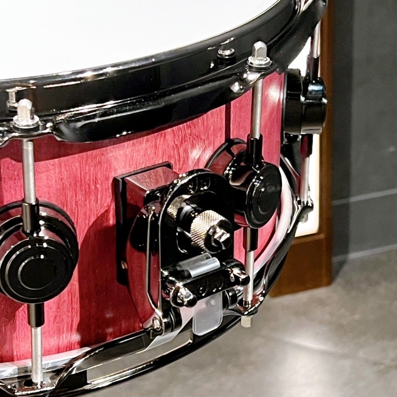 dw DRU25514SSN101 [Collector's PURE Purpleheart Snare Drum / 14 × 5.5 / Natural Satin Oil w/Black Nickel Hardware] 画像1