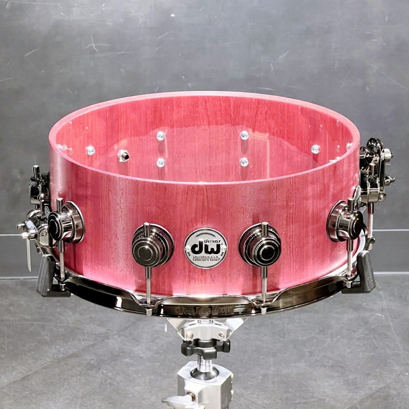 dw DRU25514SSN101 [Collector's PURE Purpleheart Snare Drum / 14 × 5.5 / Natural Satin Oil w/Black Nickel Hardware] 画像3