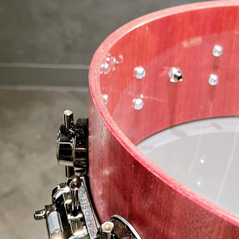 dw DRU25514SSN101 [Collector's PURE Purpleheart Snare Drum / 14 × 5.5 / Natural Satin Oil w/Black Nickel Hardware] 画像4