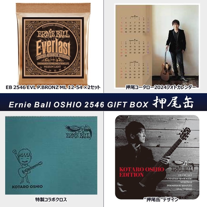 ERNIE BALL OSHIO 2546 GIFT BOX 「押尾缶」 [EB OSHIO 2546 GIFT BOX] アーニーボール 画像1