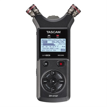 TASCAM DR-07XP【予約商品・6月頃入荷予定】(可動式マイク搭載32ビットフロート録音対応ステレオポータブルレコーダー)(ハンディーレコーダー・USBオーディオインターフェース)(タスカム)(DR07XP) 画像1