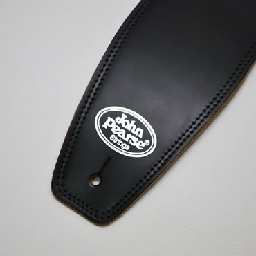 John Pearse Black Saddle Lether Guitar Strap 画像1