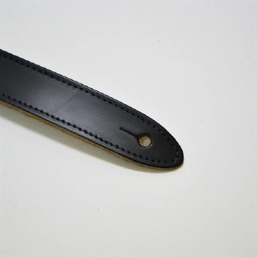 John Pearse Black Saddle Lether Guitar Strap 画像4