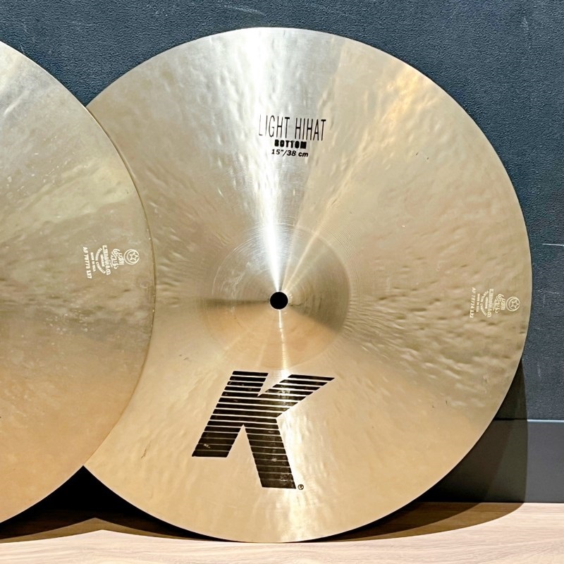 Zildjian USED 中古 K Zildjian Light HiHat 15 pr [NKZL15LHT/15LHB][1105g/1410g] 画像2