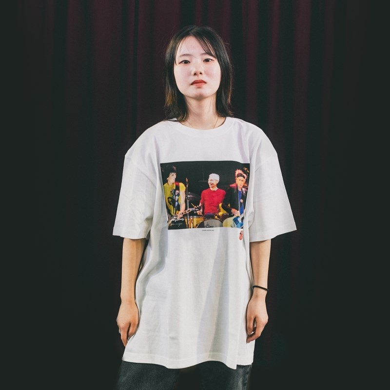 Ikebe Original KeithRonnie&Charlie Photo by Mikio Ariga Tokyo Japan 2014 S/S T White-M 画像1