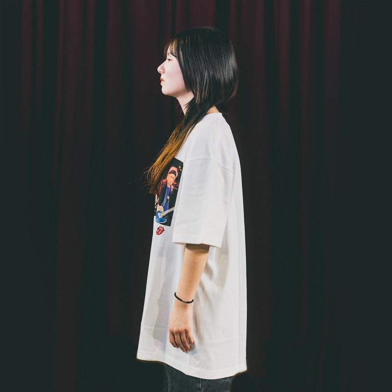 Ikebe Original KeithRonnie&Charlie Photo by Mikio Ariga Tokyo Japan 2014 S/S T White-M 画像3
