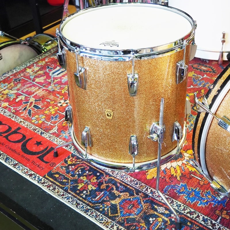 Ludwig 【創業50周年大決算SALE】VINTAGE 値下げしました！60s Down Beat 3pc Drum Kit [20x14BD，14x14FT，12x8TT] 画像5
