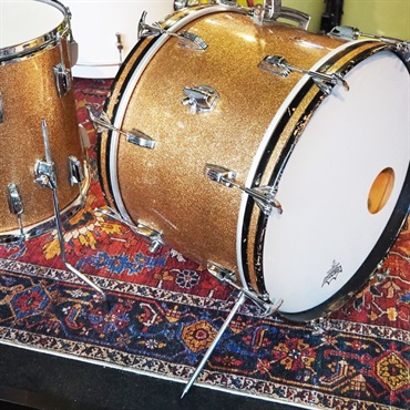 Ludwig 【創業50周年大決算SALE】VINTAGE 値下げしました！60s Down Beat 3pc Drum Kit [20x14BD，14x14FT，12x8TT] 画像6