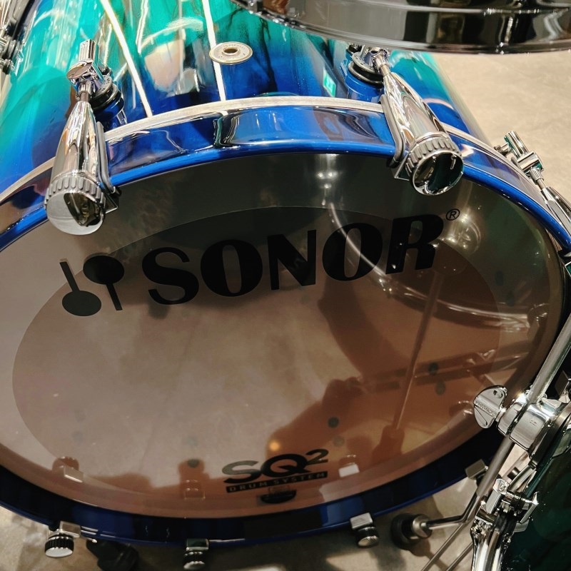 SONOR SQ2 System Beech Vintage 4pc Drum Kit - Green Lacquer