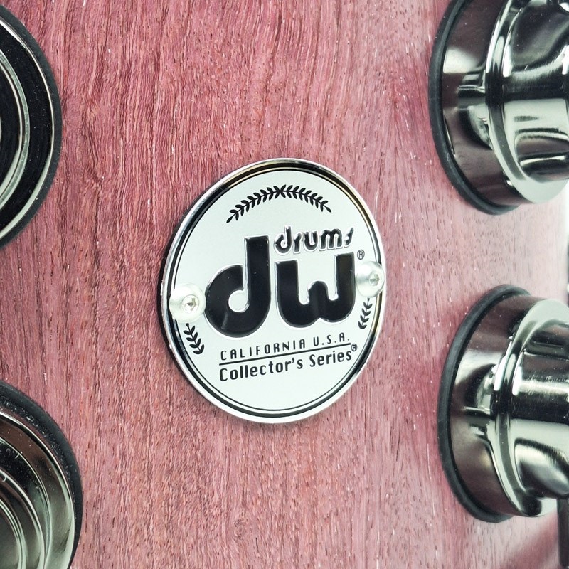 dw DRU20712SSNRN101[Collector's Pure Purpleheart Snare Drum VLT Shell 12×7 - Natural Satin Oil w/Black Nickel Hardware] 画像2