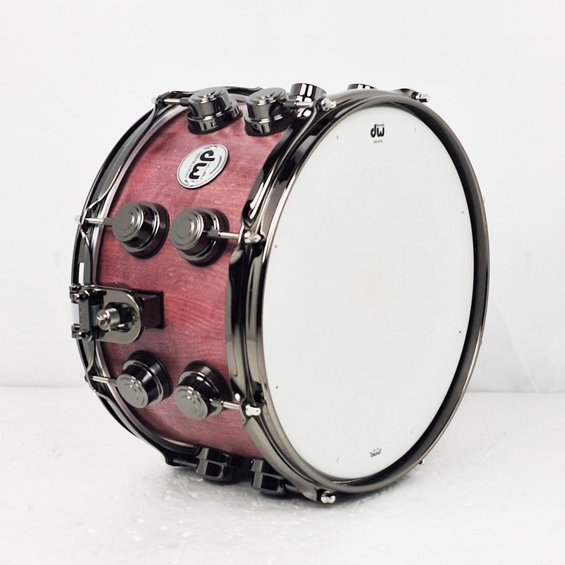 dw DRU20712SSNRN101[Collector's Pure Purpleheart Snare Drum VLT Shell 12×7 - Natural Satin Oil w/Black Nickel Hardware] 画像3