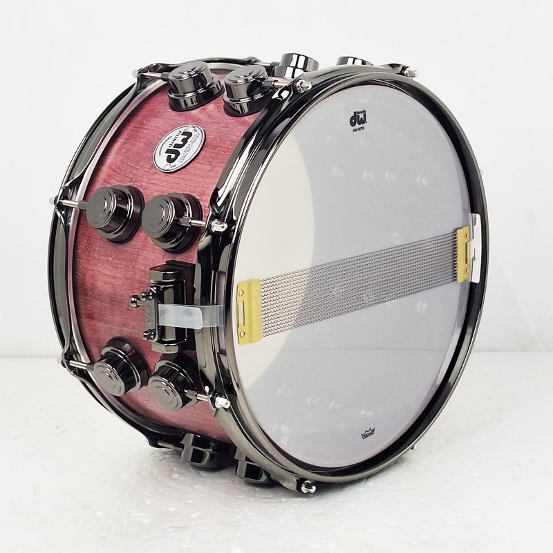 dw DRU20712SSNRN101[Collector's Pure Purpleheart Snare Drum VLT Shell 12×7 - Natural Satin Oil w/Black Nickel Hardware] 画像4