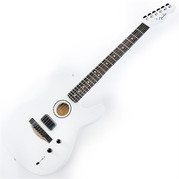 Fender Acoustics Limited Edition FINNEAS American Acoustasonic Telecaster (Satin Arctic White) 画像1