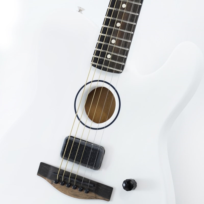 Fender Acoustics Limited Edition FINNEAS American Acoustasonic Telecaster (Satin Arctic White) 画像3