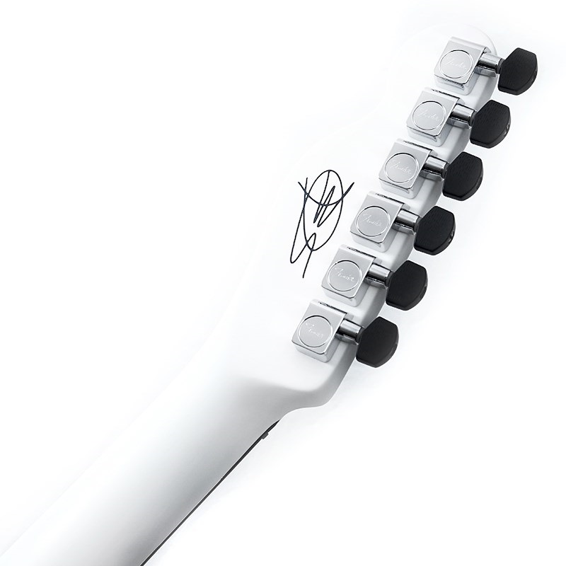 Fender Acoustics Limited Edition FINNEAS American Acoustasonic Telecaster (Satin Arctic White) 画像9