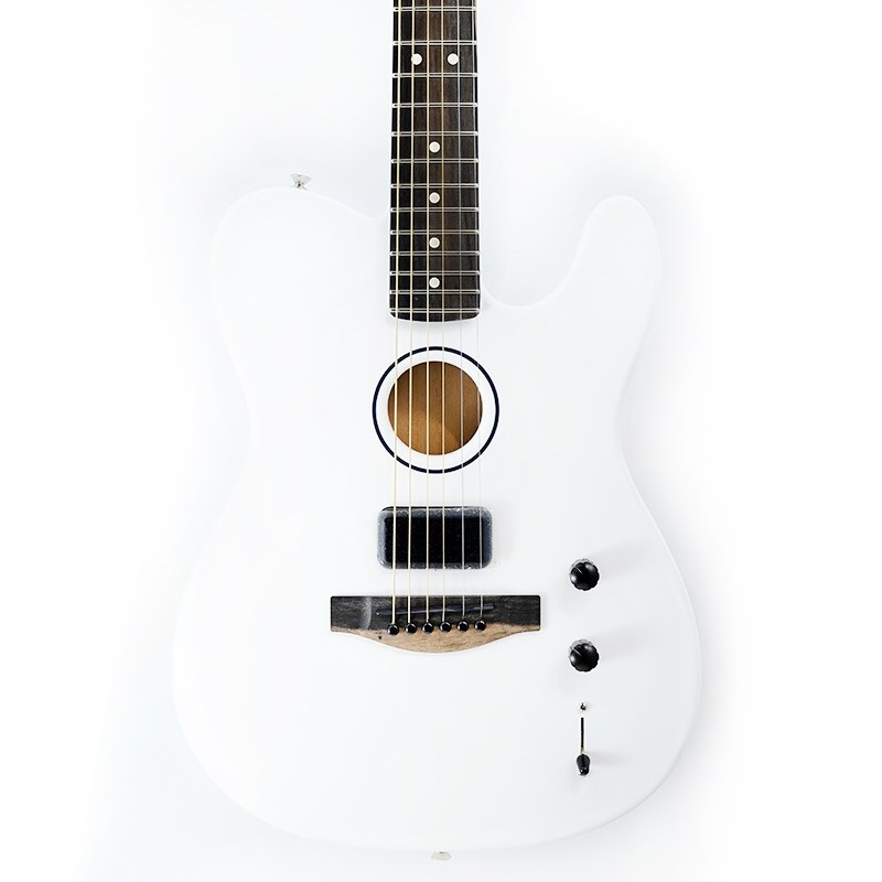 Fender Acoustics Limited Edition FINNEAS American Acoustasonic Telecaster (Satin Arctic White) 画像10