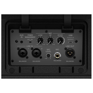 AlphaTheta WAVE-EIGHT + ロゴ入りスピーカースタンドセット 【ポータブル・アンプ内蔵ワイヤレスPA/DJスピーカー】(アルファシータ) 画像5