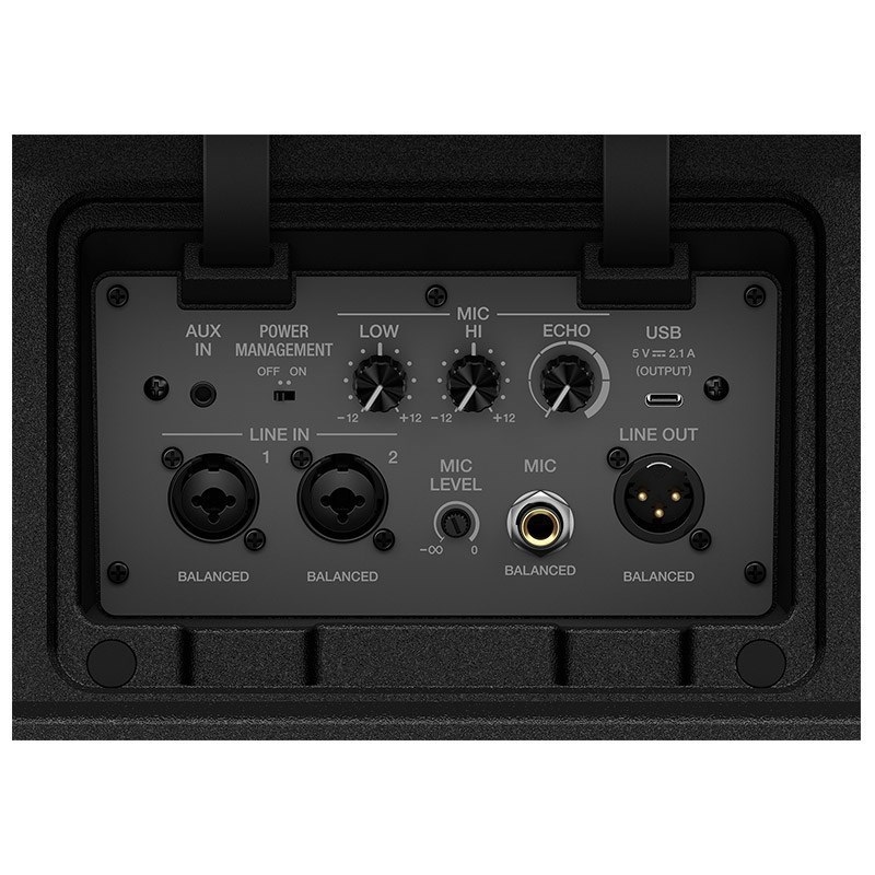 AlphaTheta WAVE-EIGHT + ロゴ入りスピーカースタンドセット 【ポータブル・アンプ内蔵ワイヤレスPA/DJスピーカー】(アルファシータ) 画像5