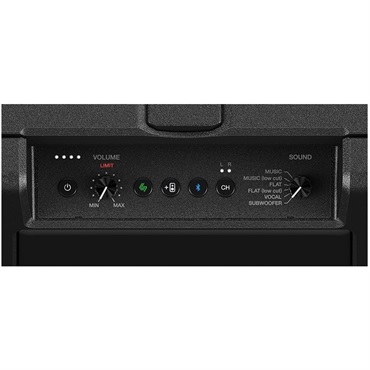 AlphaTheta WAVE-EIGHT + ロゴ入りスピーカースタンドセット 【ポータブル・アンプ内蔵ワイヤレスPA/DJスピーカー】(アルファシータ) 画像6