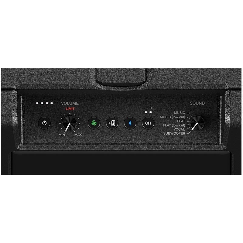 AlphaTheta WAVE-EIGHT + ロゴ入りスピーカースタンドセット 【ポータブル・アンプ内蔵ワイヤレスPA/DJスピーカー】(アルファシータ) 画像6