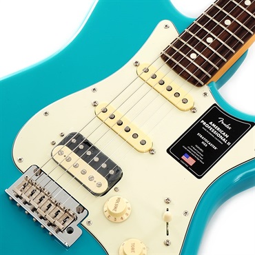 Fender USA American Professional II Stratocaster HSS (Miami Blue/Rosewood) 画像3