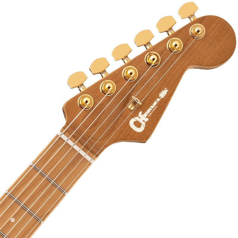 Charvel Pro-Mod DK24 HH 2PT CM Poplar Burl (Transparent Black