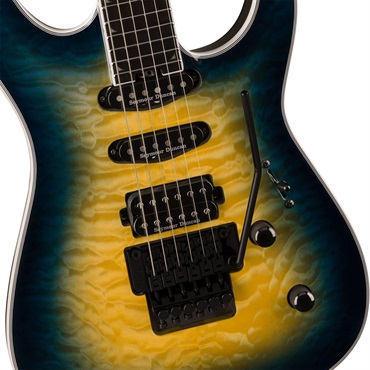 Jackson Pro Plus Series Soloist SLA3Q (Amber Blue Burst/Ebony) 画像3