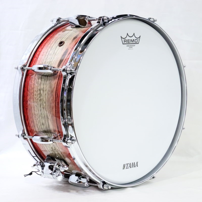 TAMA TWS1465A-GJB [STAR Walnut 14''×6.5'' Snare Drum - Garnet Japanese Sen Burst]【Made in Japan】 画像7